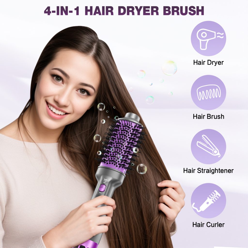 nexpure hair dryer brush 4 in 1 blow dryer brush